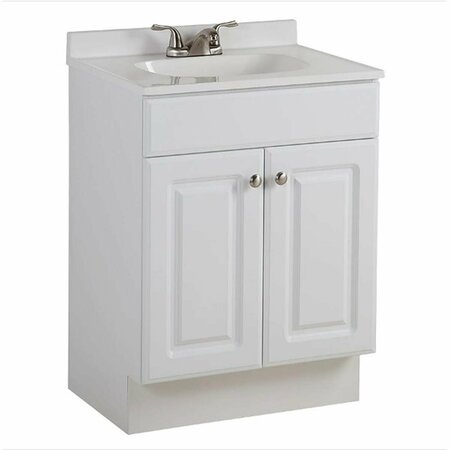 BETTERBEDS 24 in. Shaker Bathroom Vanity Combo, White BE3238320